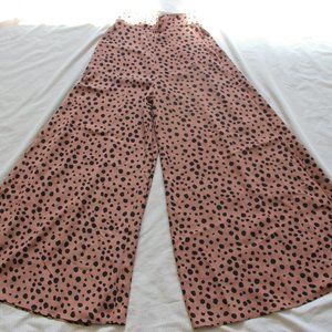 Wide Leg Cheetah Pants